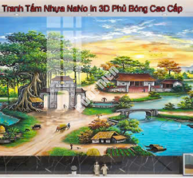 VÁCH, TRẦN NANO TRANH 3D
