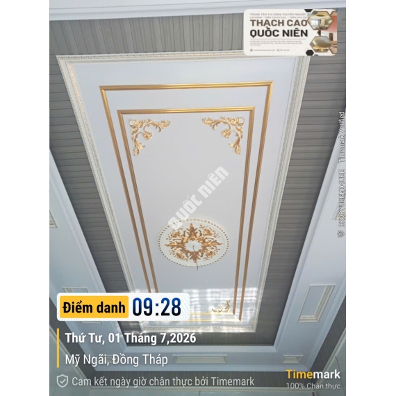 Công trình thi công trần nhựa nano tại Đồng Tháp